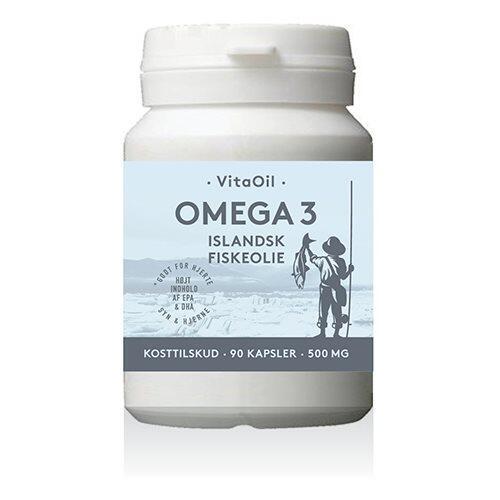 Vitaoil Omega 3 Fiskeoliekapsler 90stk