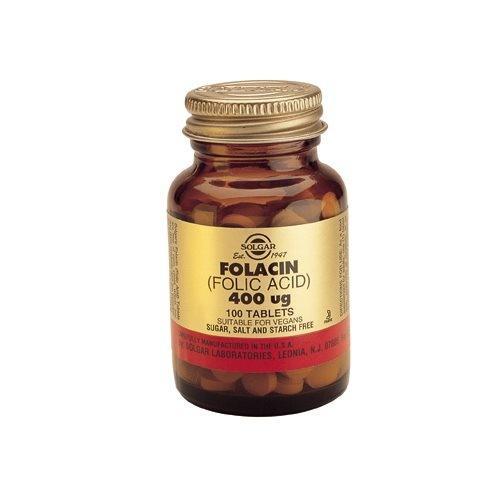 Solgar Folsyre 400 Mcg Folacin 100 Tabl