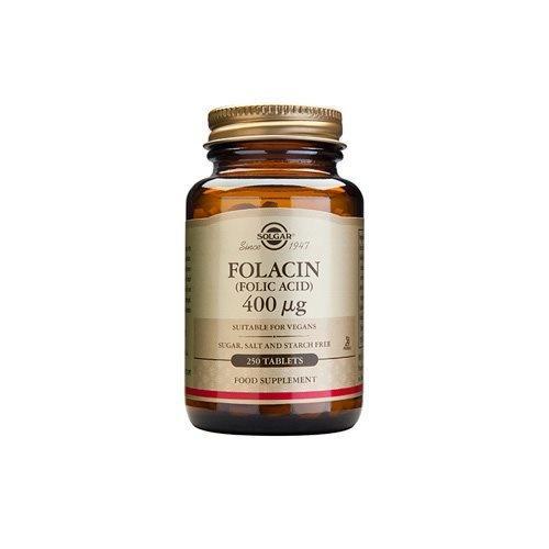 Solgar Folsyre 400 Mcg Folacin 250 Tabl