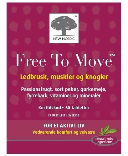 Free To Move 60tab - Kosttilskud til bevægelighed