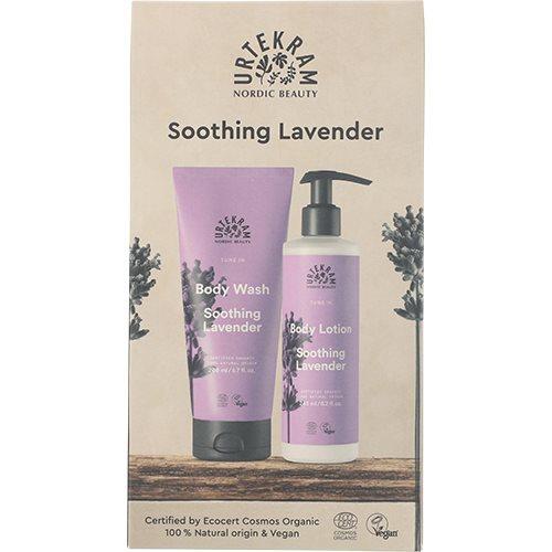 Urtekram Gaveæske Soothing Lavender Body Lotion   Body Wash Værdi Kr  124 95