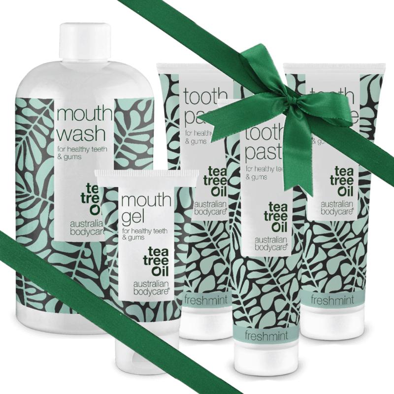 Gaveidé til Morfar: Mundpleje med Tea Tree Oil & Mint