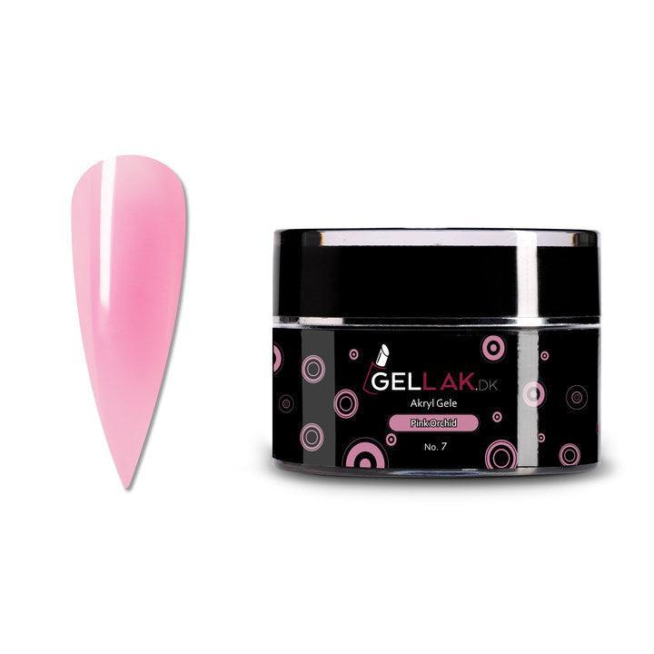 Akryl Gele Pink til Negleopbygning - Pink Orchid No 7
