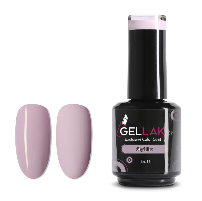 Lilla Gel Neglelak - Shy Lilac No 11, 15 ml