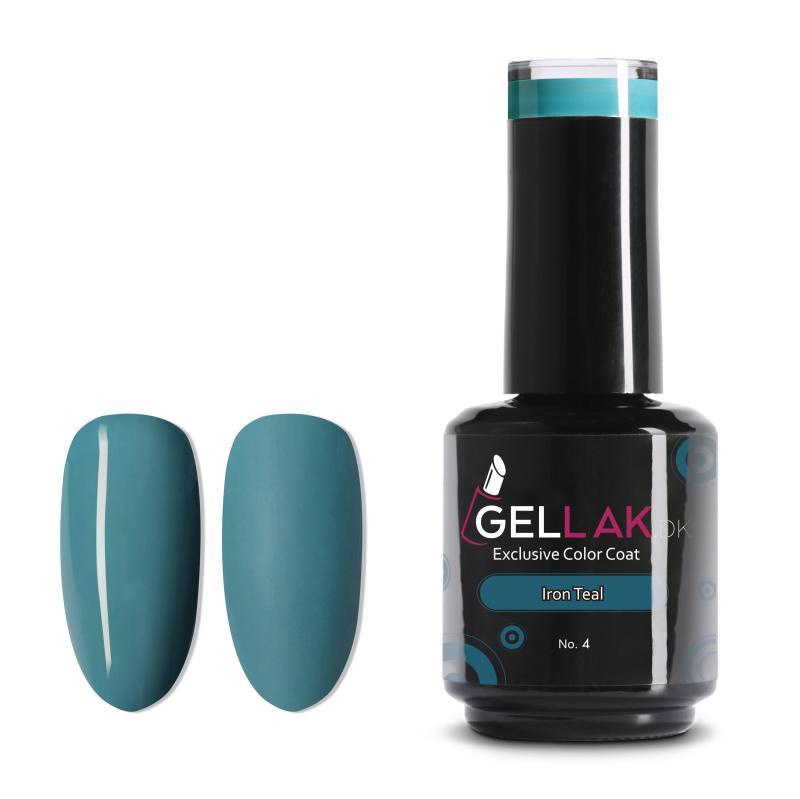 Gel Neglelak i Mørk Turkis - 15 Ml Gellak Dk