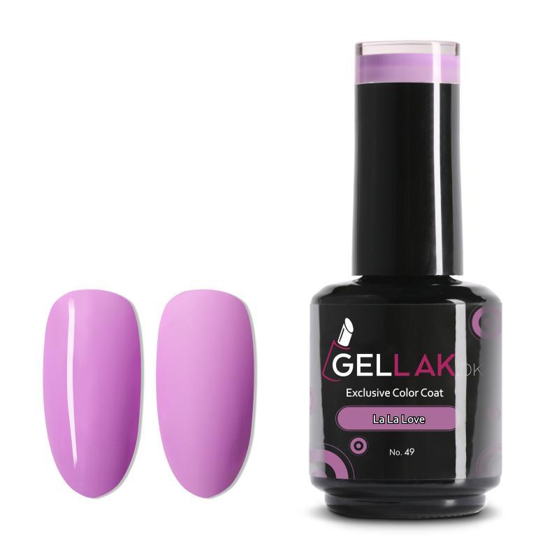 Lilla Gel Neglelak 15 Ml - La La Love No 49