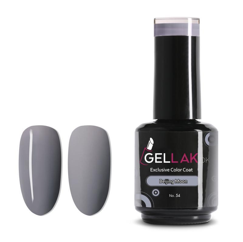 Gel Neglelak Grå   15 Ml   Beijing Moon No  54   Gellak Dk
