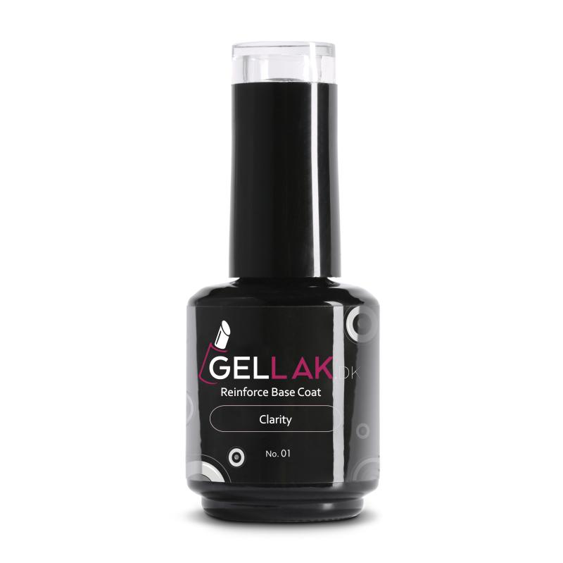 Reinforce Base Coat 15 Ml - Gennemsigtig Gellak til Holdbarhed