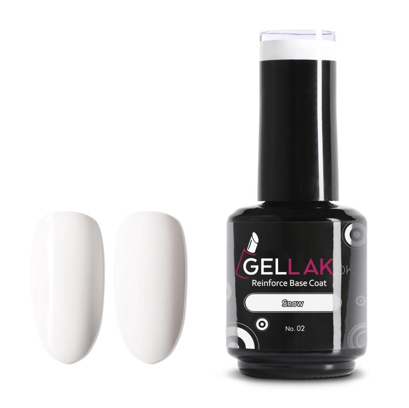 Reinforce Base Coat Hvid 15 ml - Holdbar Gellak Base