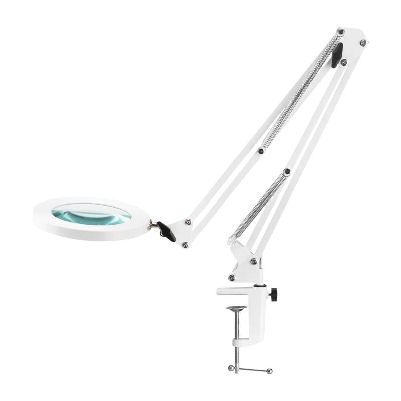 Glow Magnify Arbejdslampe med Lup og Lys - Aktiv Shop
