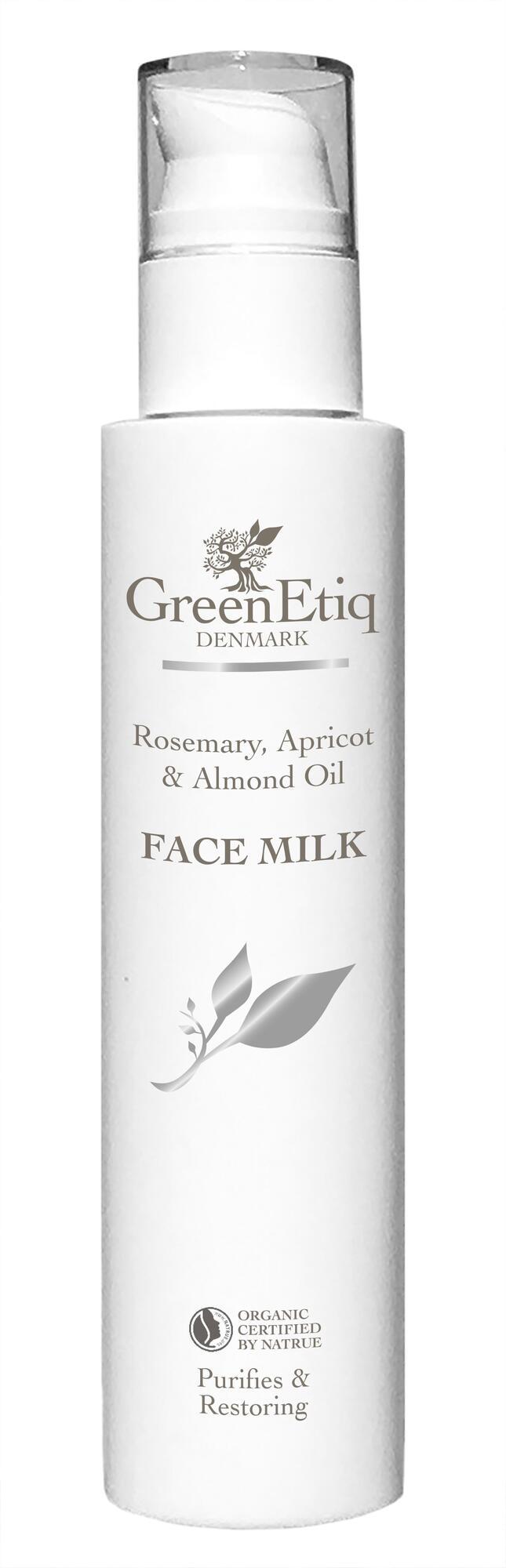 Greenetiq Facemilk - Rens og Beroligelse til Ansigtet 150ml
