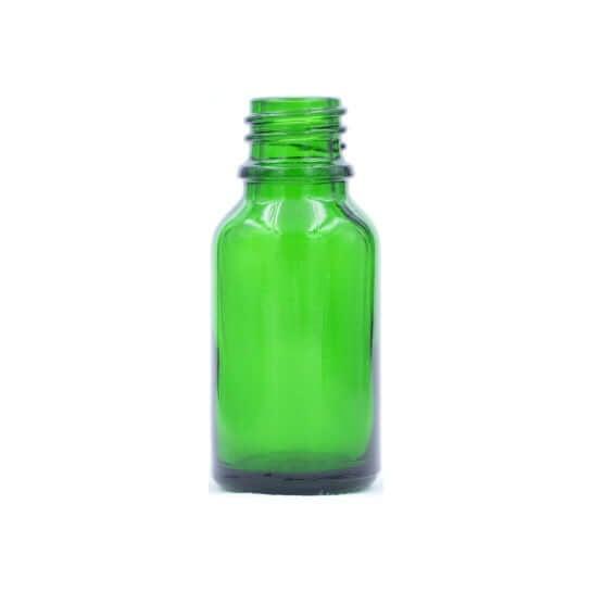 15 Ml  Grøn Glasflaske   Din18