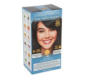 Tints Of Nature Hårfarve 1N Natural Black - 130ml