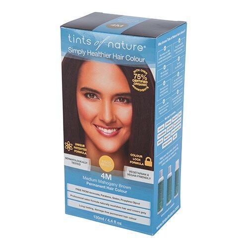 Tints Of Nature Hårfarve 4m Medium Maghony Brown   130ml