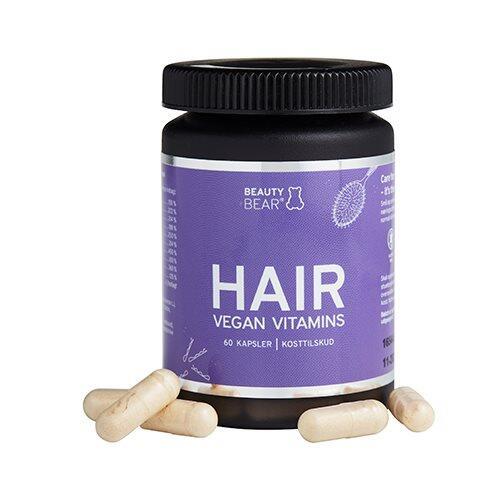 Beauty Bear Hårvitamin Kapsler - 60 stk. Veganske vitaminer