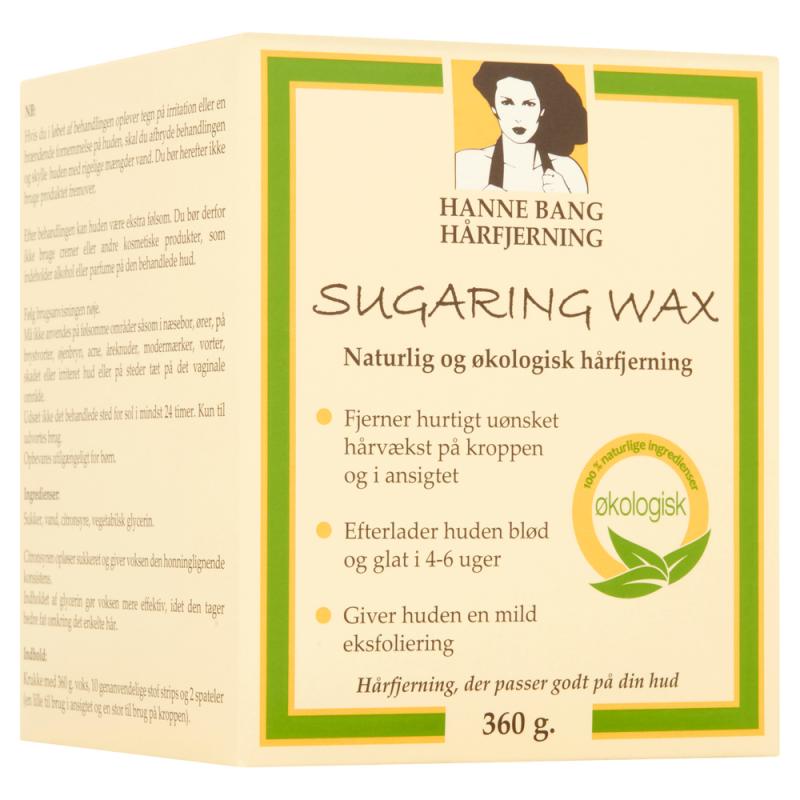 Økologisk Hanne Bang Sugaring Wax 360 g - Effektiv hårfjerning