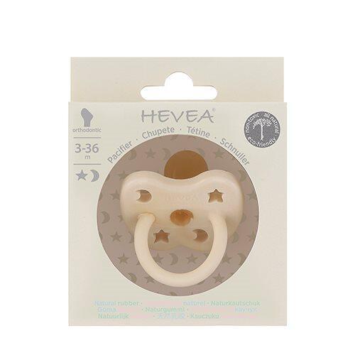 Hevea Naturgummi Sut - Anatomisk Hvid 3 Mdr.