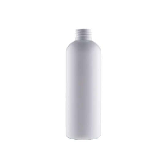 Mat hvid plastflaske 200 ml i genbrugsplast - Hedenhus