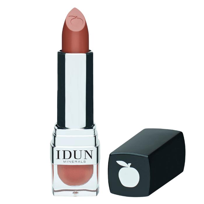 Idun Minerals Læbestift Lingon 4g - Højpigmenteret Makeup
