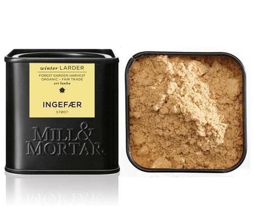 Økologisk Stødt Ingefær 50g fra Mill & Mortar