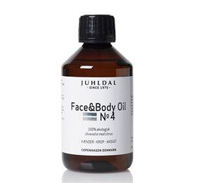 Juhldal Ansigts- og Kropsolie No4 250 Ml - Frisk Duft