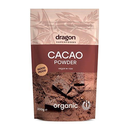 Økologisk Kakaopulver fra Dragon Foods - 200 G