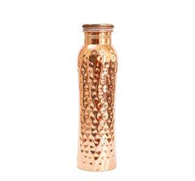 Kobber Vandflaske Hamret 900 Ml 1 Stk