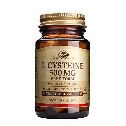 Solgar L-Cystein 500 mg - Populært Kosttilskud til Skønhed