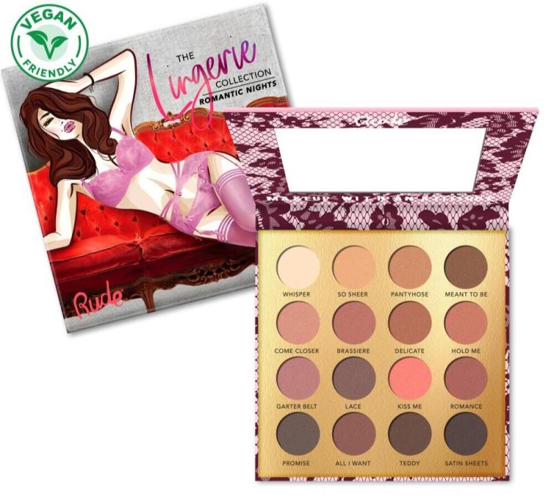 Rude Cosmetics Eyeshadow Palette Quot The Lingerie Collection Quot Romantic Nights 15g