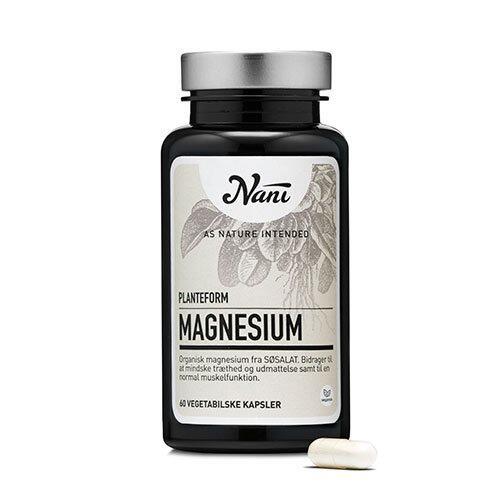 Nani Magnesium Organisk Planteform 60kap