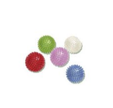 Massagebold Ø 8 Cm - Assorterede Farver til Juleleg