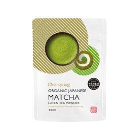 Clearspring Matcha Grøn Te Pulver 40g - Japansk Kvalitet