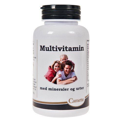 Camette Multivitamin med Mineraler - 120 tabletter
