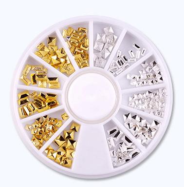 Neglekunst Nitter i Guld og Sølv - Perfekt Dekoration!