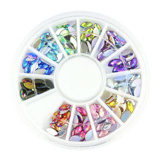 Ovale Nail Art Sten - Perfekt til Negle Dekoration