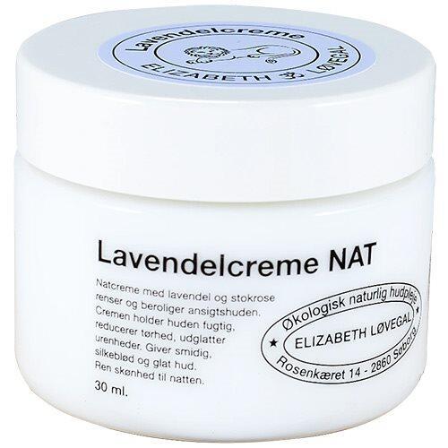 Elizabeth Løvegal Natcreme med Lavendel 30ml - Beroligende pleje