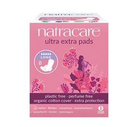 Natracare Ultra Bind med Vinger - 8 Stk til Komfortabel Beskyttelse