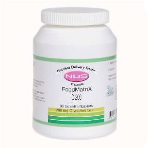 NDS C 200 Vitamin - 90 tabletter med C-vitamin