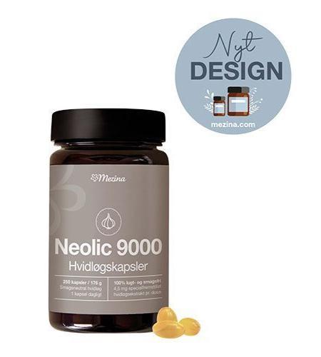Neolic 9000 - 250 Kapsler med Japansk Hvidløg