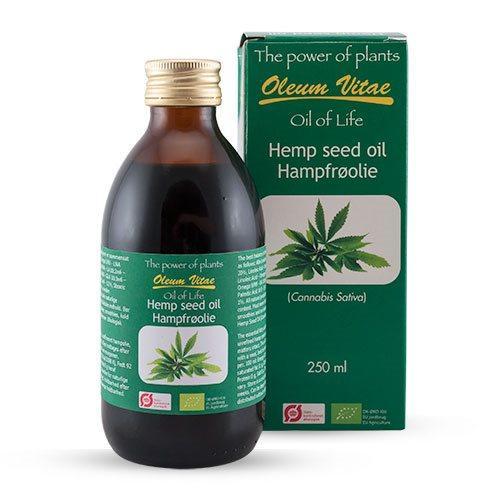 Økologisk Hampefrøolie 250ml - Oil Of Life