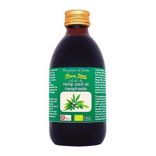 Økologisk Hampefrøolie 250ml - Oil Of Life