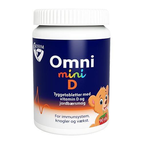 Biosym Omnimini D 90 Tyggetabletter til Børn