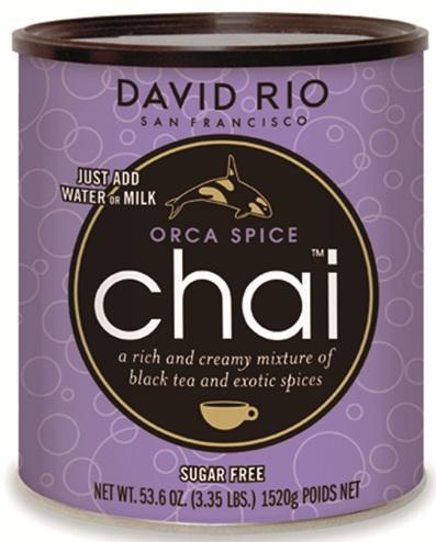 David Rio Sukkerfri Orca Spice Chai 1520g - Te Specialitet
