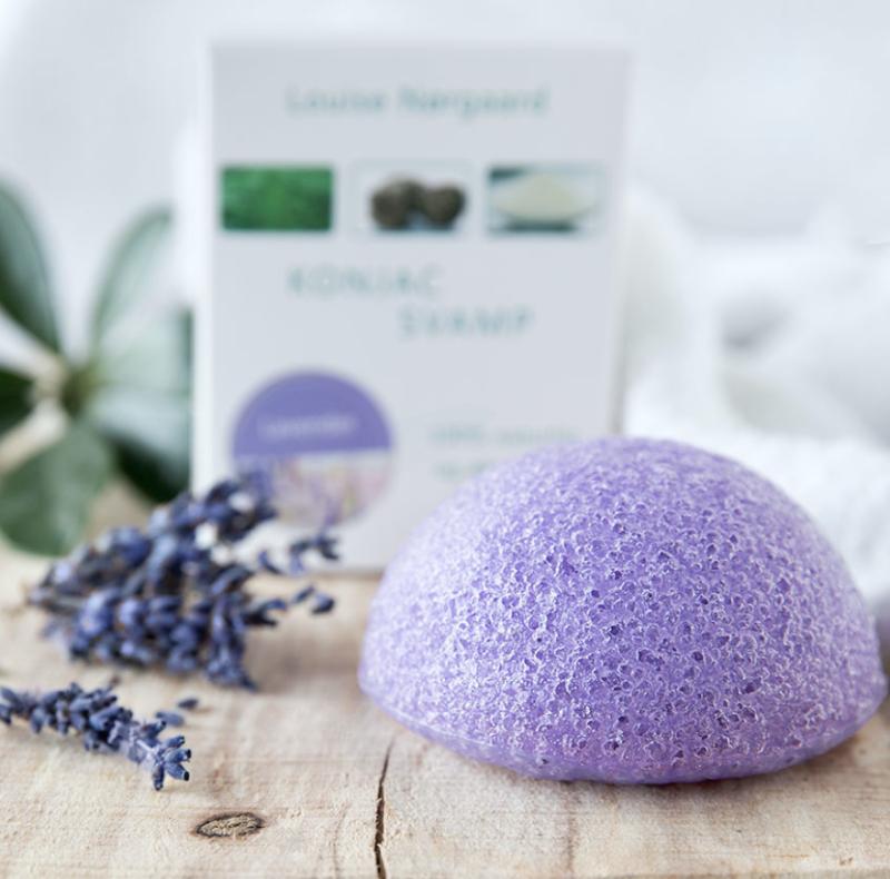 Økologisk Konjac Lavendel Svamp - Naturlig Hudpleje