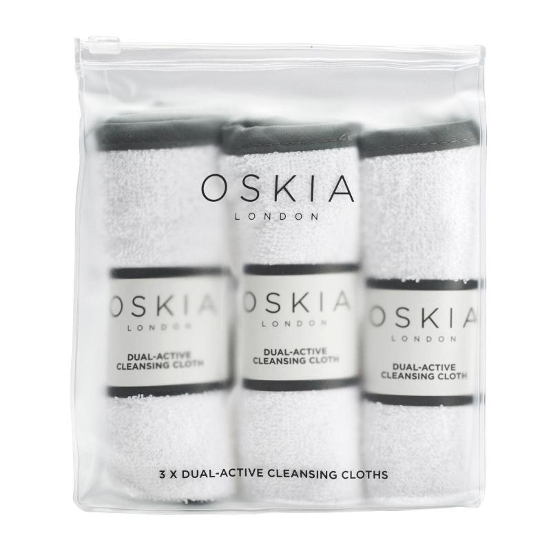 Oskia 3 X Dobbelt Aktiv Renseklude - Skønhedstilbud!