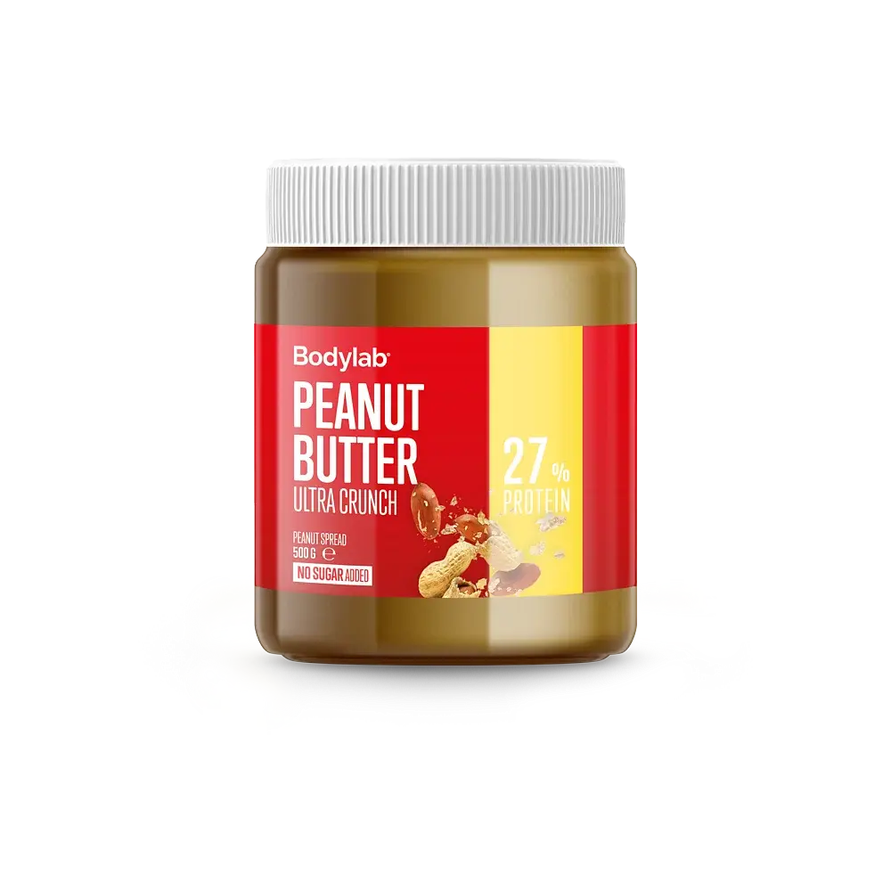 Bodylab Ultra Crunch Peanutbutter 500g - Naturlig Smag
