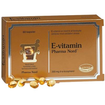 Pharma Nord E-Vitamin 60 Kapsler - Kvalitet til Skønhed
