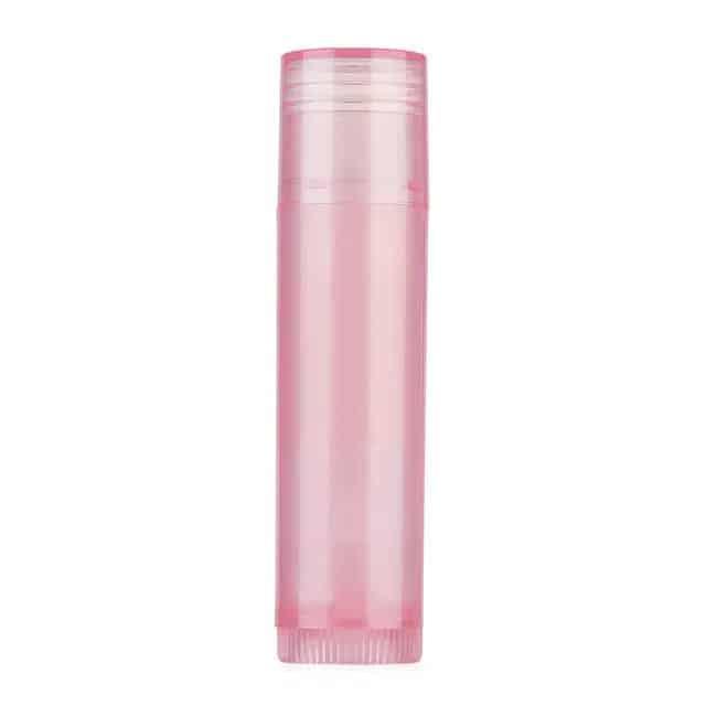 Læbepomade Hylster   Pink Transparent