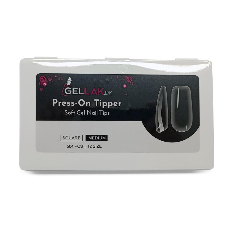 Press On Negletipper - Bløde Gelly Tips i Medium Størrelse