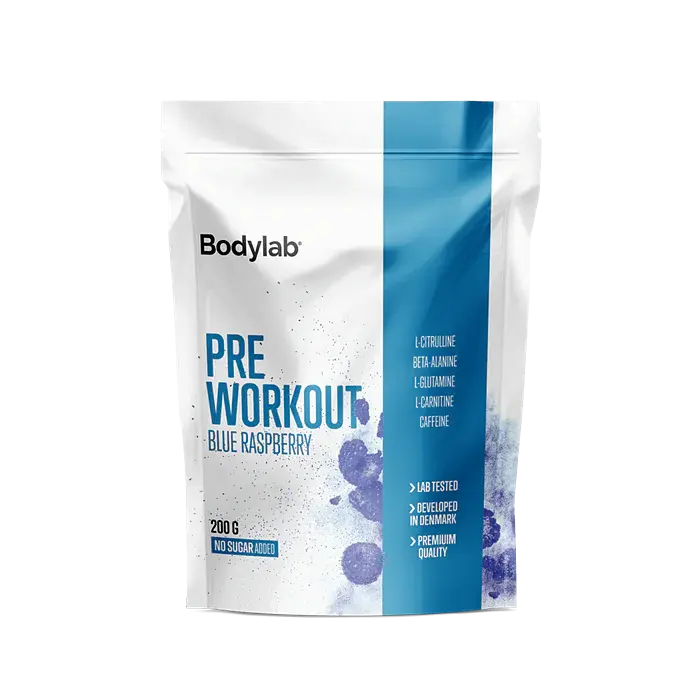 Bodylab Pre Workout Blue Raspberry 200g